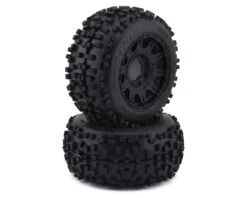 Pro-Line Badlands 3.8" Pre-Mounted Truck Tires (2) (Black) W/Raid Wheels (M2)