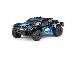 Pro-Line Flo-Tek Fusion Pre-Painted Pre-Cut Short Course Body (Black)