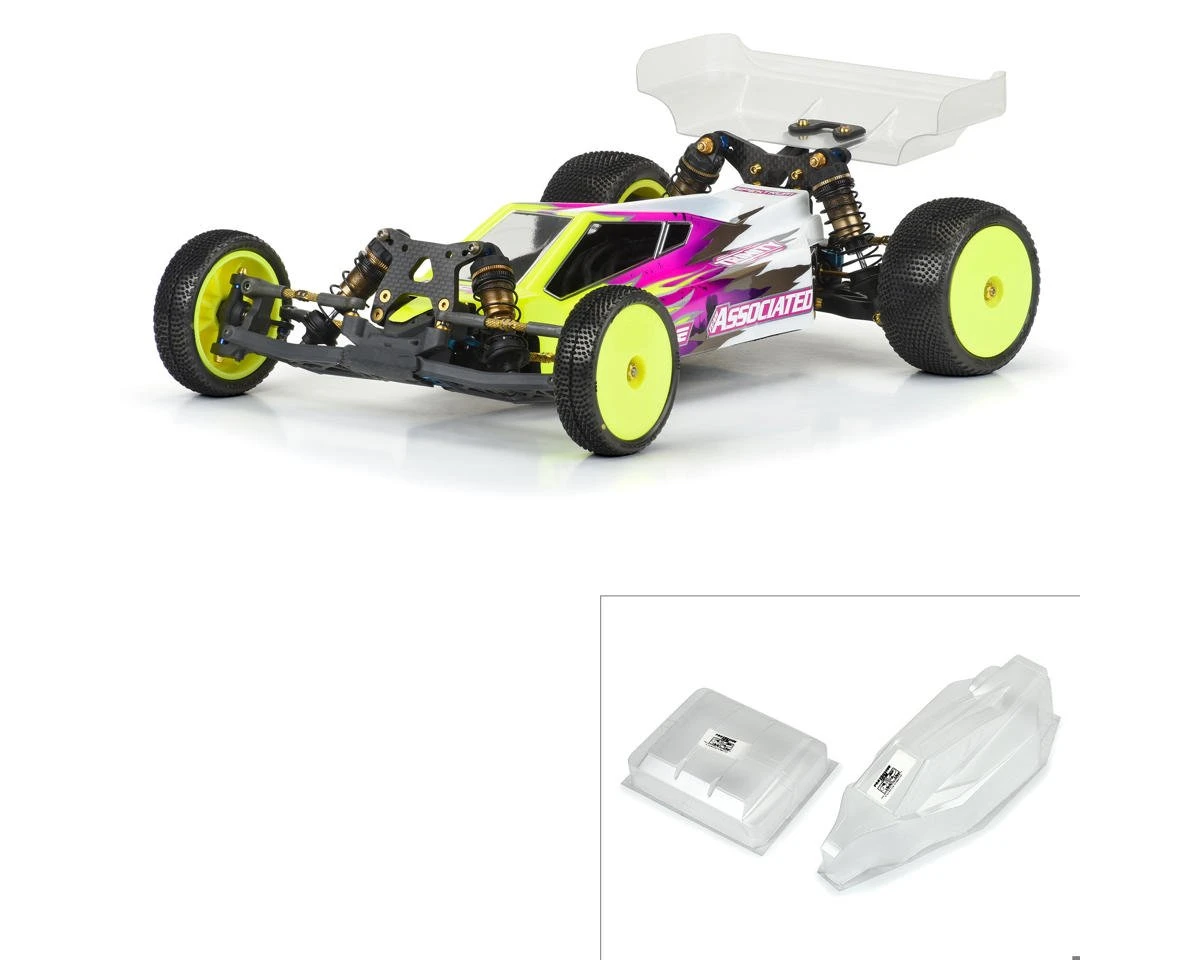 Pro-Line Team Associated RC10 B6.4 Sector 1/10 Buggy Body (Clear) (Light Weight) 3 Pro-Line Team Associated RC10 B6.4 Sector 1/10 Buggy Body (Clear) (Light Weight)