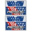 ProTek RC 1/8 Euro Wing Wraps (Complex Halo) (2) -Traxxas Shop ptk 1200 1