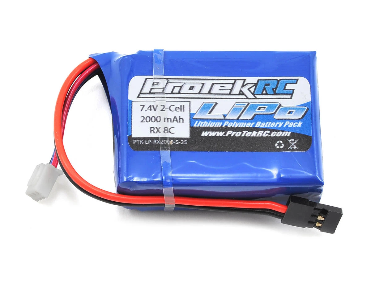 ProTek RC LiPo HB & Losi 8IGHT Receiver Battery Pack (7.4V/2000mAh) (w/Balancer Plug) 3 ProTek RC LiPo HB & Losi 8IGHT Receiver Battery Pack (7.4V/2000mAh) (w/Balancer Plug)