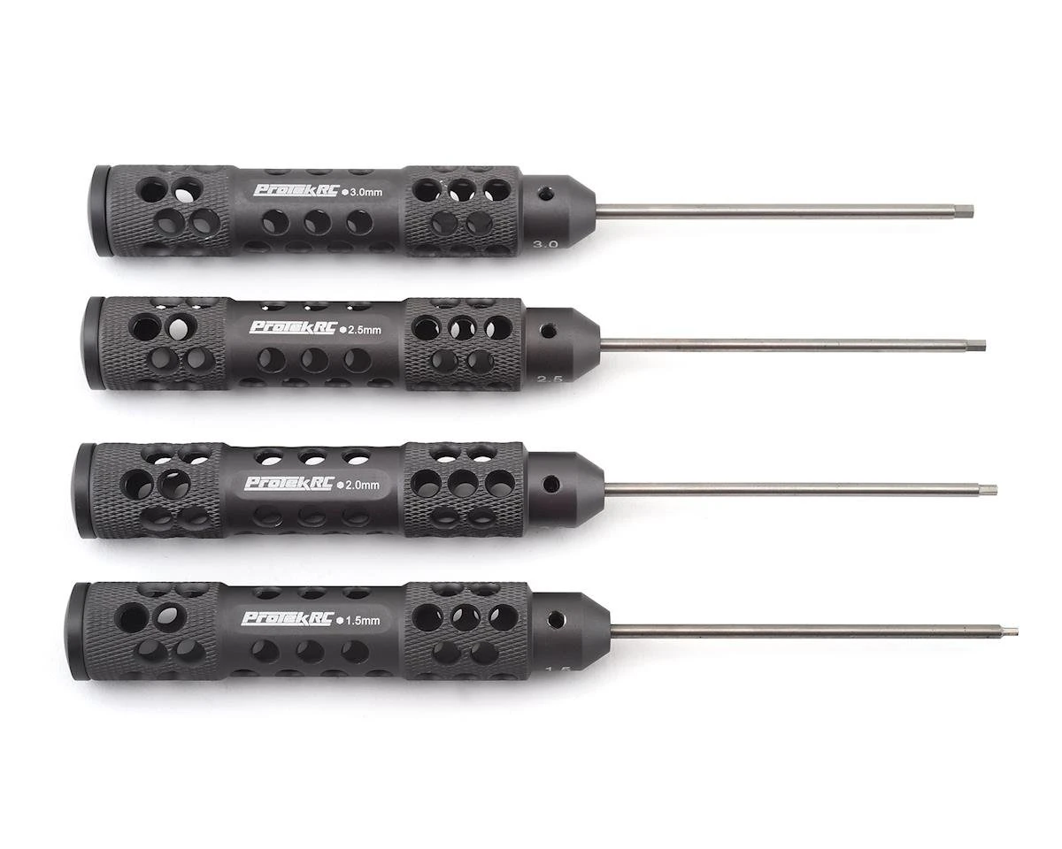 ProTek RC "TruTorque" Metric 1/4" Power Drill Tip Set (4) (1.5, 2.0, 2.5, 3.0mm) 4 ProTek RC "TruTorque" Metric 1/4" Power Drill Tip Set (4) (1.5, 2.0, 2.5, 3.0mm) - Image 2