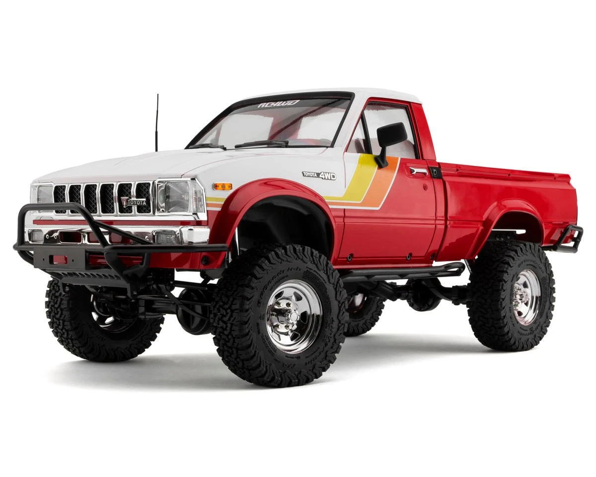 RC4WD Trail Finder 2 "LWB" RTR Scale Truck W/ Chevrolet K10 Scottsdale Hard Body (Red) 4 RC4WD Trail Finder 2 "LWB" RTR Scale Truck W/ Chevrolet K10 Scottsdale Hard Body (Red) - Image 2