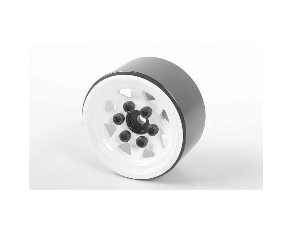 RC4WD 1/18 Gelande II Stamped Steel 1.0'' Stock Beadlock Wheels (White) (4) 5 RC4WD 1/18 Gelande II Stamped Steel 1.0'' Stock Beadlock Wheels (White) (4) - Image 3