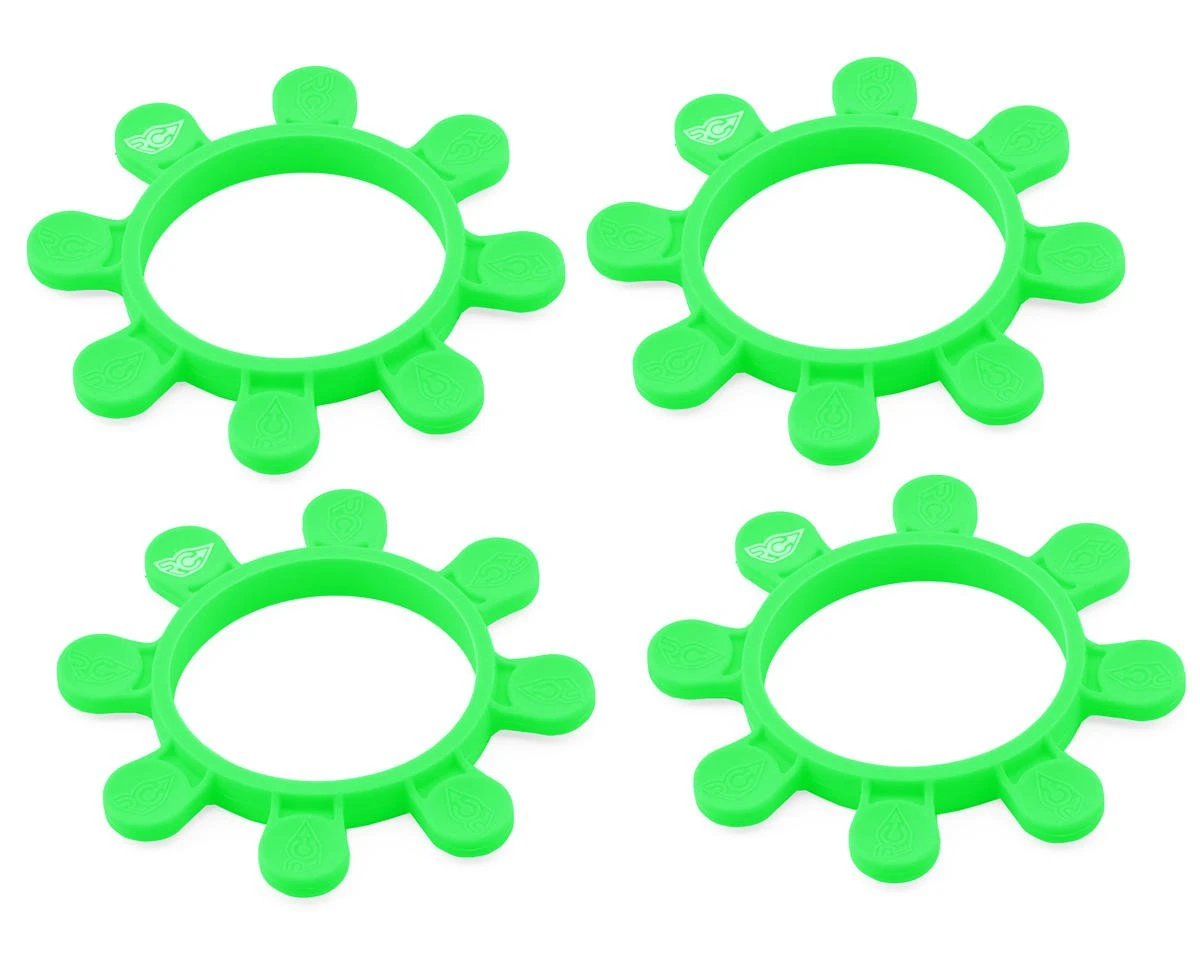 RC Project Tire Gluing Rubber Bands (Green) (4) (1/8 & 1/10) 4 RC Project Tire Gluing Rubber Bands (Green) (4) (1/8 & 1/10) - Image 2