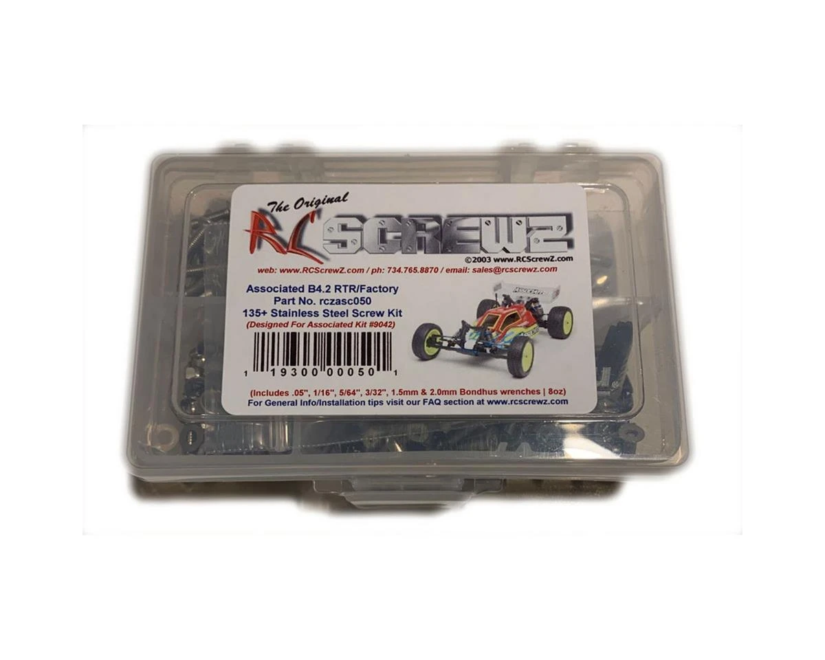 RC Screwz B4.2 Stainless Steel Screw Kit 3 RC Screwz B4.2 Stainless Steel Screw Kit