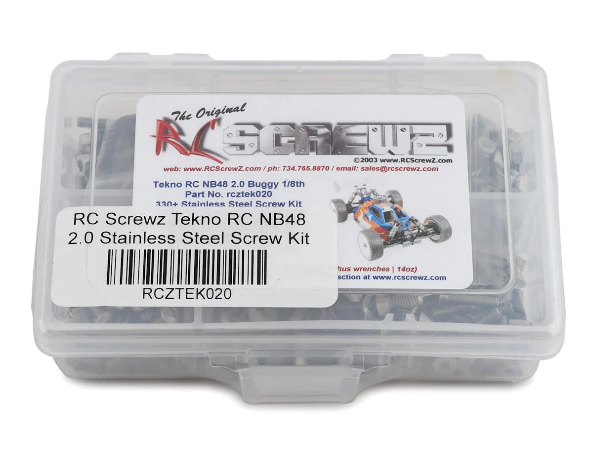 RC Screwz Tekno RC NB48 2.0 Stainless Steel Screw Kit 3 RC Screwz Tekno RC NB48 2.0 Stainless Steel Screw Kit