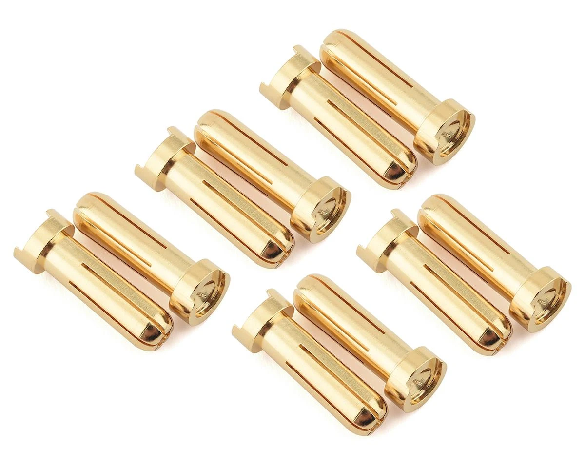 Ruddog 5mm Gold Male Bullet Plug (10) 4 Ruddog 5mm Gold Male Bullet Plug (10) - Image 2