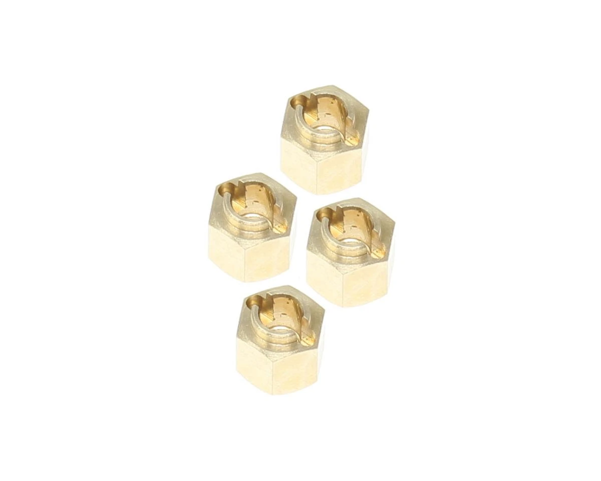 Redcat MT-18 Brass Wheel Hexes (4) 3 Redcat MT-18 Brass Wheel Hexes (4)