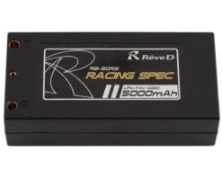 Reve D 2S 100C LiPo Battery (7.4V/5000mAh) W/4mm Bullets