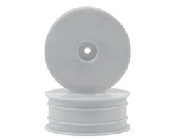 Raw Speed RC 2.2" 1/10 2WD Front Wheels (White) (2) (B6/RB6) W/12mm Hex