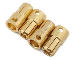 Samix 6.5mm High Current Bullet Plug Connectors (5 Male) -Traxxas Shop sambp65 004m