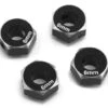 Samix Aluminum 12mm Hex Adapter For Traxxas TRX-4 (Black) (4) (6mm) -Traxxas Shop samtrx4 6063 6 bk