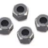 Samix Aluminum 12mm Hex Adapter For Traxxas TRX-4 (Grey) (4) (8mm) -Traxxas Shop samtrx4 6063 8 gm