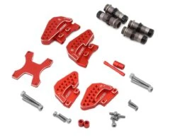 Samix Aluminum Shock Bodies & Mounts For Traxxas TRX-4M (Hard Coated) (Black) -Traxxas Shop samtrx4m 6023c3h rd 1