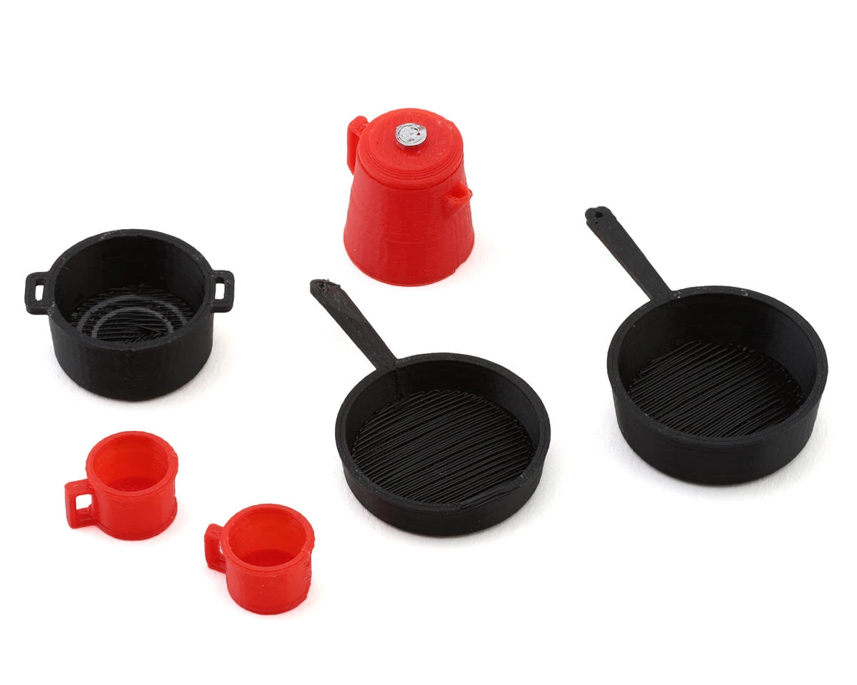 Scale By Chris 1/10 Camping Pack 2 (Skillet/Pot/Coffee Pot/2 Coffee Cups) (Miniature Scale Accessory) 3 Scale By Chris 1/10 Camping Pack 2 (Skillet/Pot/Coffee Pot/2 Coffee Cups) (Miniature Scale Accessory)