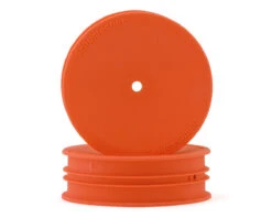 Schumacher 12mm 1/10 2WD Buggy Front Slim Hex Wheels (Green) (2)