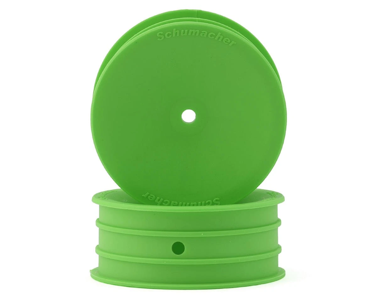 Schumacher 12mm 1/10 2WD Buggy Front Hex Wheels (Green) (2) 5 Schumacher 12mm 1/10 2WD Buggy Front Hex Wheels (Green) (2) - Image 3