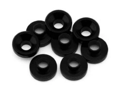 Reefs RC Aluminum Countersunk Servo Washers (Black) (8) -Traxxas Shop sehreefs48