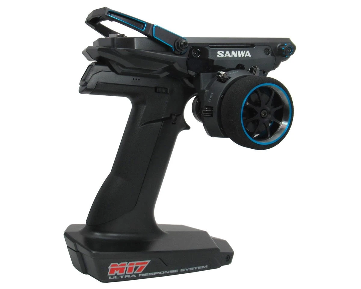 Sanwa/Airtronics Limited Edition M17 FH5 4-Channel 2.4GHz Radio System (Blue) W/RX-493i Receiver 3 Sanwa/Airtronics Limited Edition M17 FH5 4-Channel 2.4GHz Radio System (Blue) W/RX-493i Receiver
