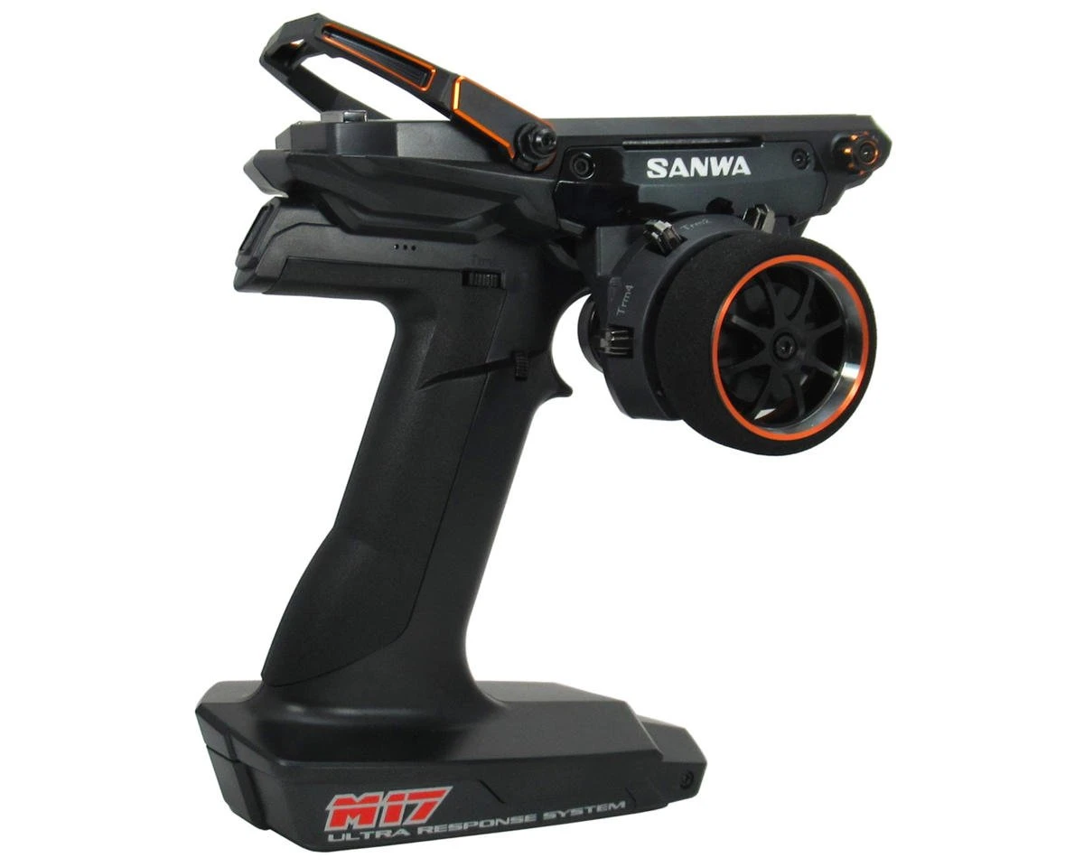 Sanwa/Airtronics Limited Edition M17 FH5 4-Channel 2.4GHz Radio System (Blue) W/RX-493i Receiver 4 Sanwa/Airtronics Limited Edition M17 FH5 4-Channel 2.4GHz Radio System (Blue) W/RX-493i Receiver - Image 2