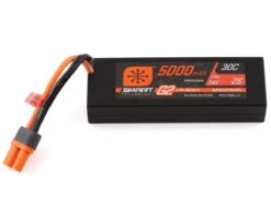 Spektrum RC 2S Smart LiPo 30C Hard Case Battery Pack (7.4V/5000mAh) W/IC5 Connector