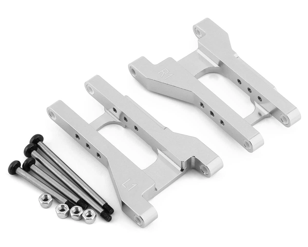 ST Racing Concepts Aluminum Toe-In Rear Arms For Traxxas Drag Slash (Green) (2) (1° Toe-In) 3 ST Racing Concepts Aluminum Toe-In Rear Arms For Traxxas Drag Slash (Green) (2) (1° Toe-In)