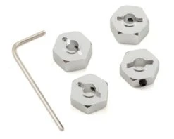 ST Racing Concepts 14mm Aluminum Wheel Hex For Traxxas Stampede (Silver) (4)