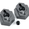 ST Racing Concepts B5 Aluminum Rear Hex Adapter (2) (Gun Metal)