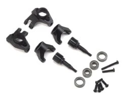 SSD RC Front Axle Portal Delete Kit For Traxxas TRX-4 (Black)