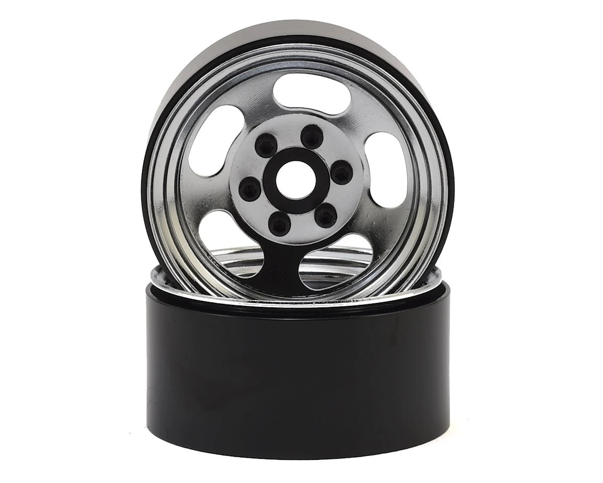 SSD RC Slot 1.9"" Steel Beadlock Wheels (Silver) 5 SSD RC Slot 1.9"" Steel Beadlock Wheels (Silver) - Image 3