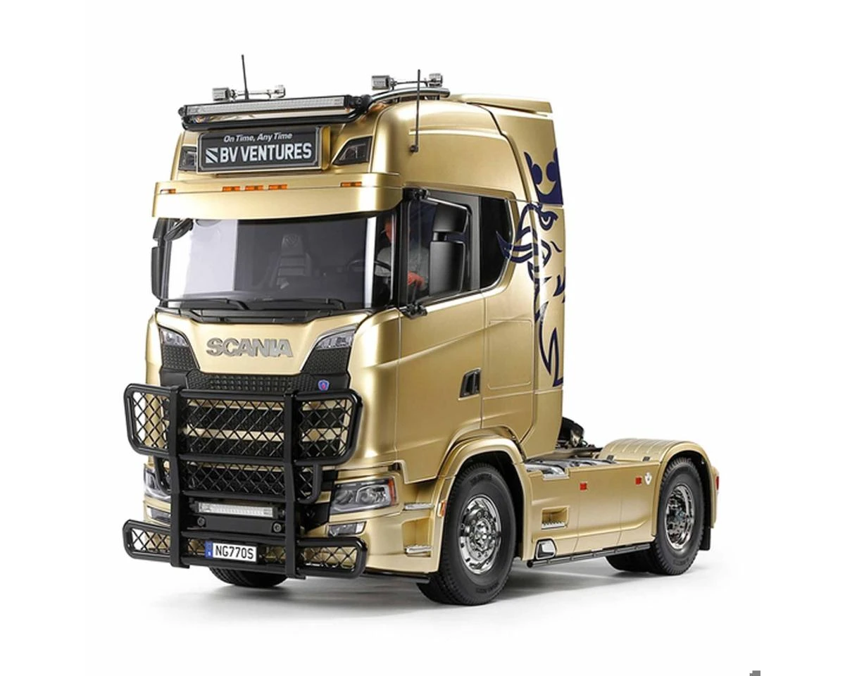 Tamiya 1/14 Scania R470 Highline Semi Orange Edition 4 Tamiya 1/14 Scania R470 Highline Semi Orange Edition - Image 2