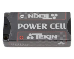 Tekin Power Cell 2S Shorty 140C LCG Graphene LiPo Battery (7.6V/4800mAh) W/5mm Bullets