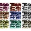 Tekin 3x5 Multi-Color Decal Set (9)