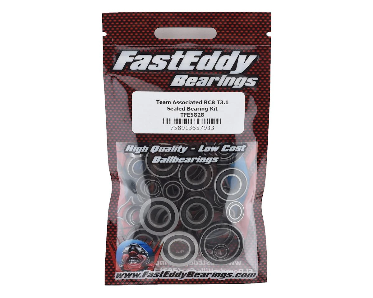 FastEddy Team Associated RC8 T3.1 Sealed Bearing Kit 3 FastEddy Team Associated RC8 T3.1 Sealed Bearing Kit