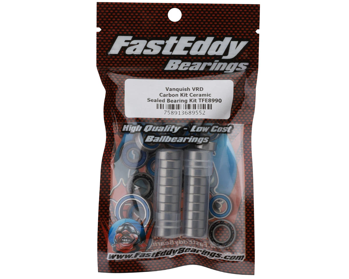 FastEddy Vanquish VRD Carbon Kit Sealed Bearing Kit 3 FastEddy Vanquish VRD Carbon Kit Sealed Bearing Kit