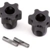 Tekno RC Aluminum 17mm Lightened Hex Wheel Hub Set (Gun Metal) (2) (+3mm Offset) 2 Tekno RC Aluminum 17mm Lightened Hex Wheel Hub Set (Gun Metal) (2) (+3mm Offset) -Traxxas Shop tkr5071d