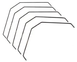 Tekno RC EB410/ET410 Rear Sway Bar Set (1.0, 1.1, 1.2, 1.3, 1.4mm)