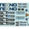 Tekno RC SCT410SL Decal Sheet -Traxxas Shop tkr7013