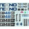 Tekno RC EB48 2.1 Decal Sheet -Traxxas Shop tkr9247