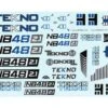 Tekno RC NB48 2.1 Decal Sheet 1 Tekno RC NB48 2.1 Decal Sheet -Traxxas Shop tkr9348