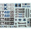 Tekno RC ET48 2.2 Decal Sheet 2 Tekno RC ET48 2.2 Decal Sheet -Traxxas Shop tkr9647