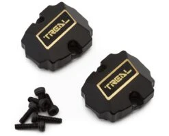 Treal Hobby Redcat Ascent-18 Front & Rear Brass Differential Covers (Black) (2) (13g) -Traxxas Shop tlhtascent18 05 3