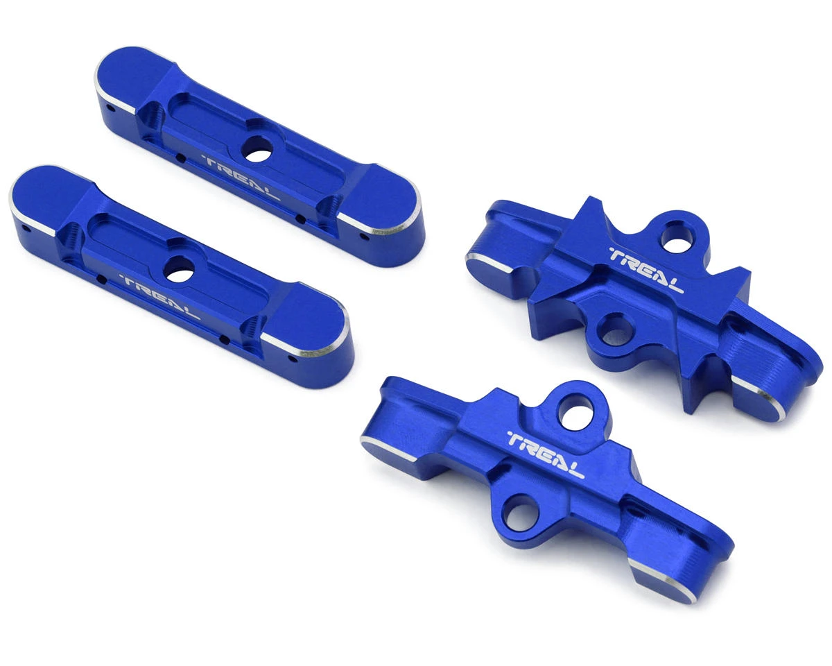 Treal Hobby 7075 Aluminum Lower Tie Bar Mount Set For Traxxas® Maxx® & Maxx Slash® (Blue) (2) (Front/Rear) 5 Treal Hobby 7075 Aluminum Lower Tie Bar Mount Set For Traxxas® Maxx® & Maxx Slash® (Blue) (2) (Front/Rear) - Image 3