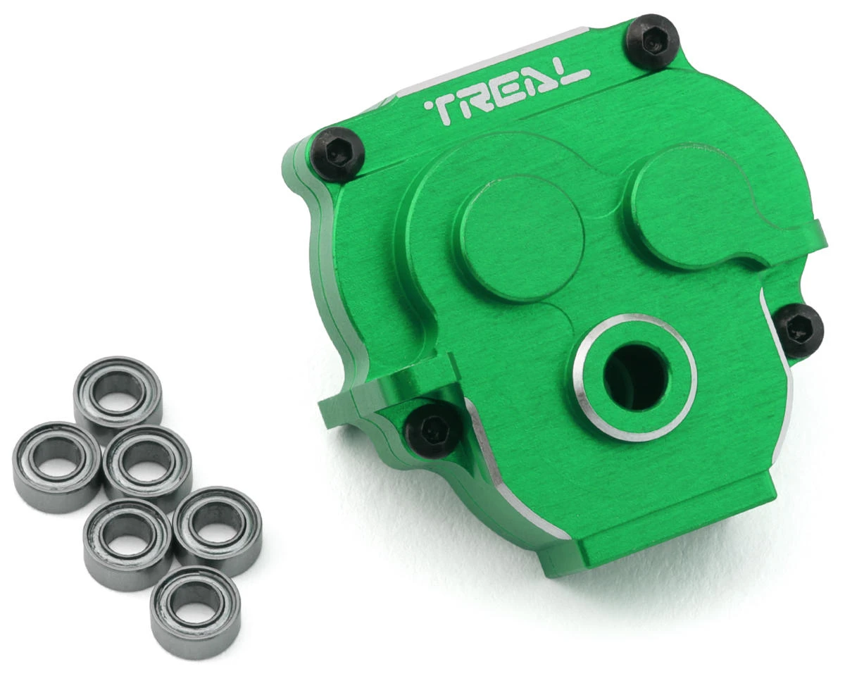 Treal Hobby Aluminum Transmission Gearbox Housing For Traxxas TRX-4M (Green) 5 Treal Hobby Aluminum Transmission Gearbox Housing For Traxxas TRX-4M (Green) - Image 3