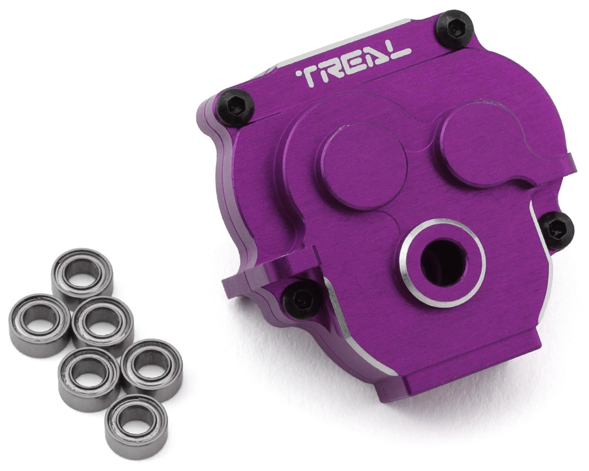 Treal Hobby Aluminum Transmission Gearbox Housing For Traxxas TRX-4M (Green) 6 Treal Hobby Aluminum Transmission Gearbox Housing For Traxxas TRX-4M (Green) - Image 4
