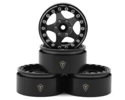 Treal Hobby Type E 1.9" Classic 5-Spoke Beadlock Wheels (Grey/Black) (4) -Traxxas Shop tlhtwheel 41