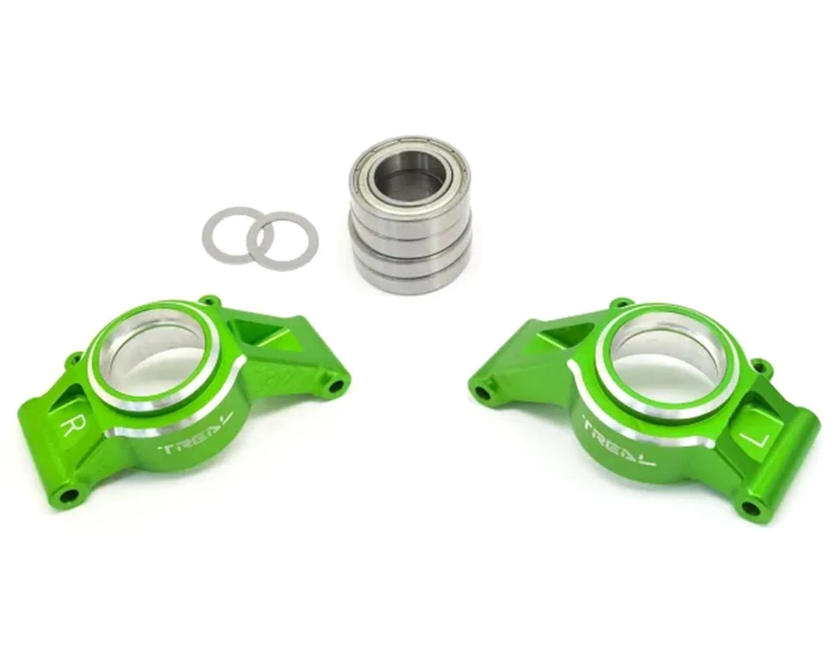 Treal Hobby 7075 Aluminum Rear Hub Set For Traxxas® X-Maxx® (Orange) (2) 3 Treal Hobby 7075 Aluminum Rear Hub Set For Traxxas® X-Maxx® (Orange) (2)