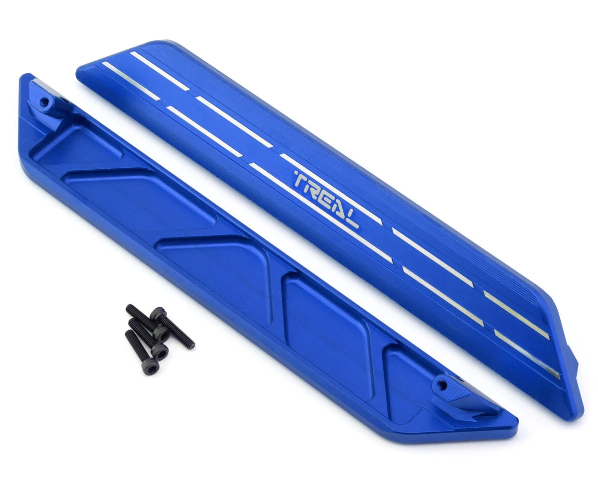 Treal Hobby Aluminum Side Rail Step Plates For Traxxas XRT (Blue) (2) 6 Treal Hobby Aluminum Side Rail Step Plates For Traxxas XRT (Blue) (2) - Image 4