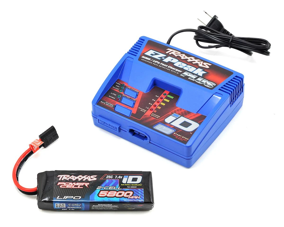 Traxxas EZ-Peak 2S Single "Completer Pack" Multi-Chemistry Battery Charger W/One Power Cell Battery (5800mAh) 3 Traxxas EZ-Peak 2S Single "Completer Pack" Multi-Chemistry Battery Charger W/One Power Cell Battery (5800mAh)